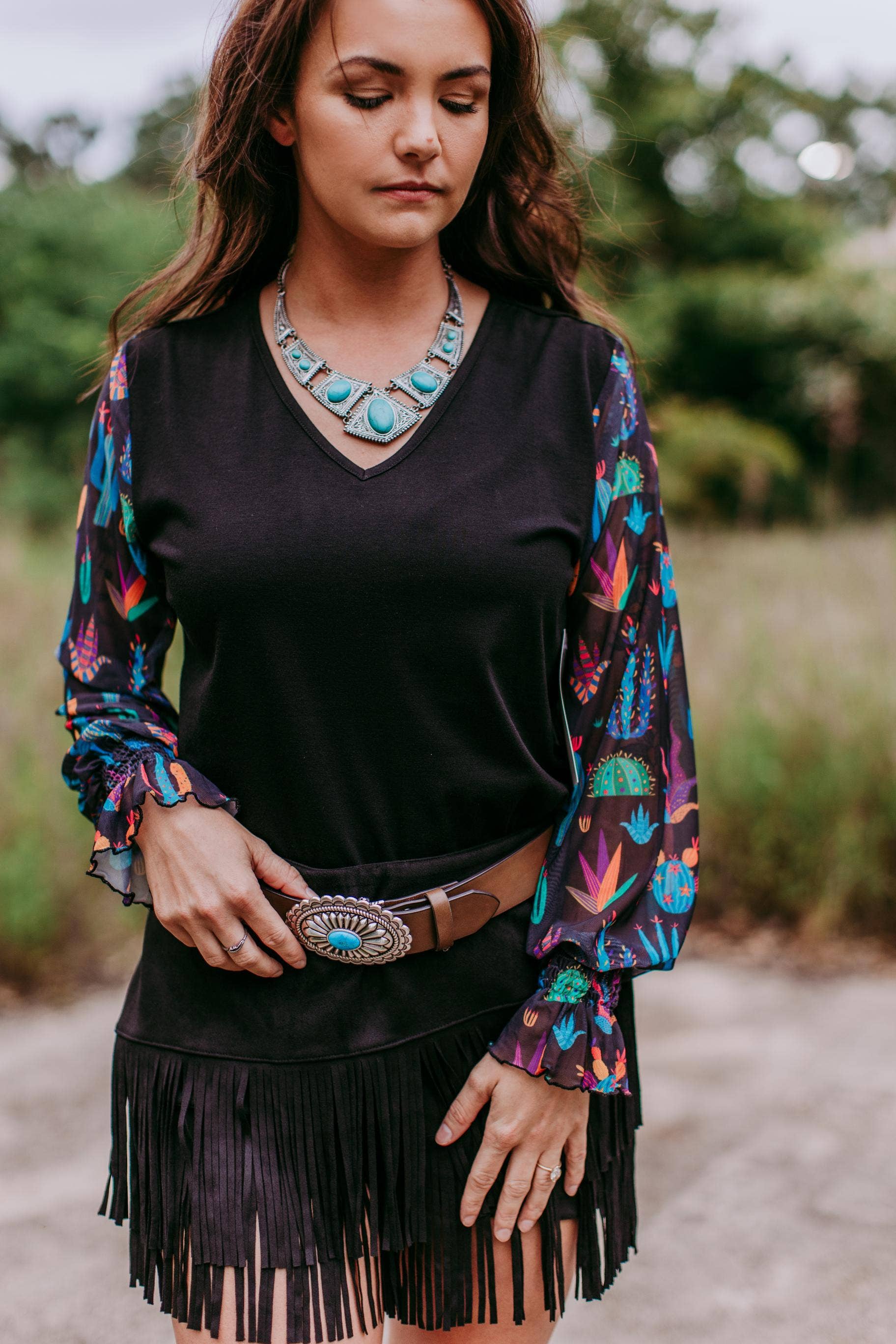 SUSIE MESH TOP