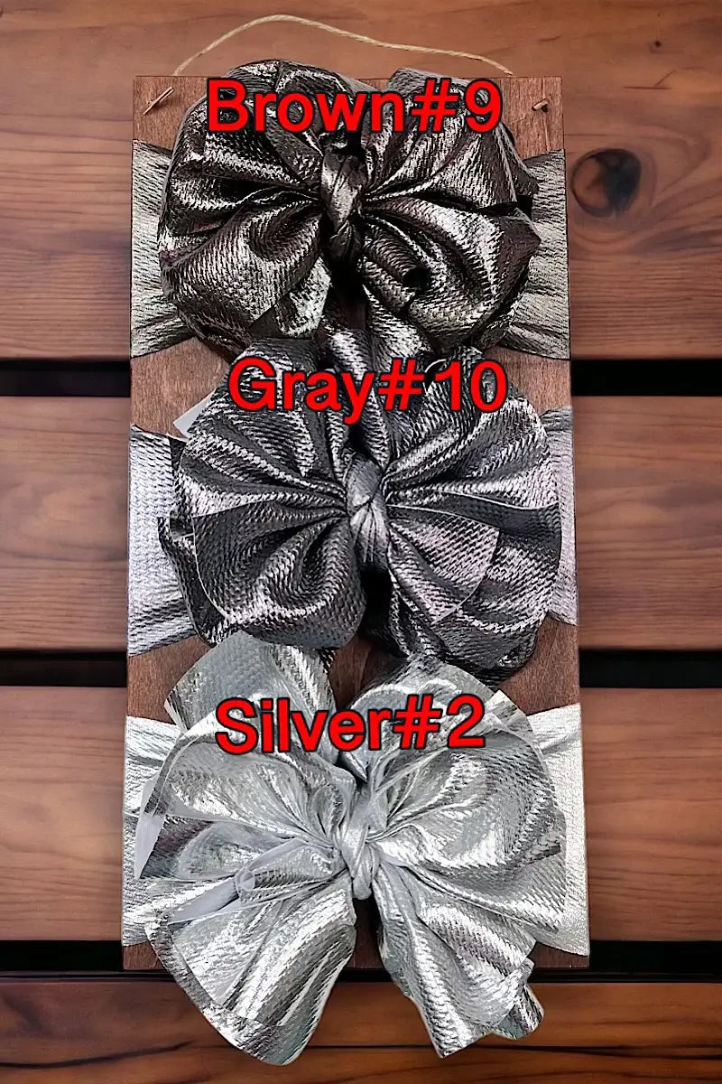 Metallic Big Tassel Printed Fashion Headband for Babies