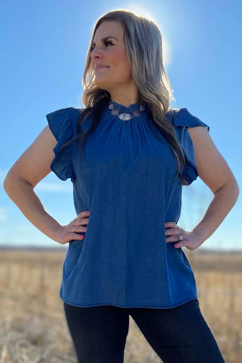 Babydoll Dark Wash Denim