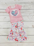 Girls Dinosaur Print Set