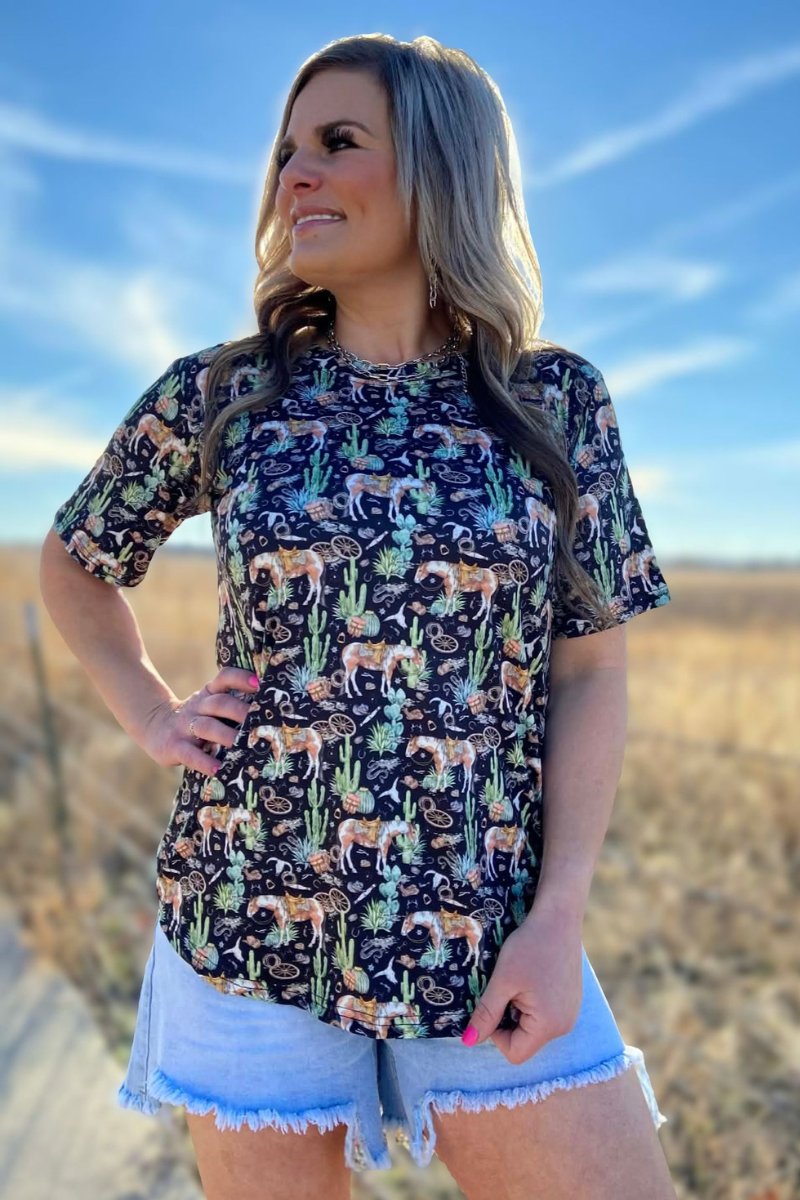 Cactus Run Top