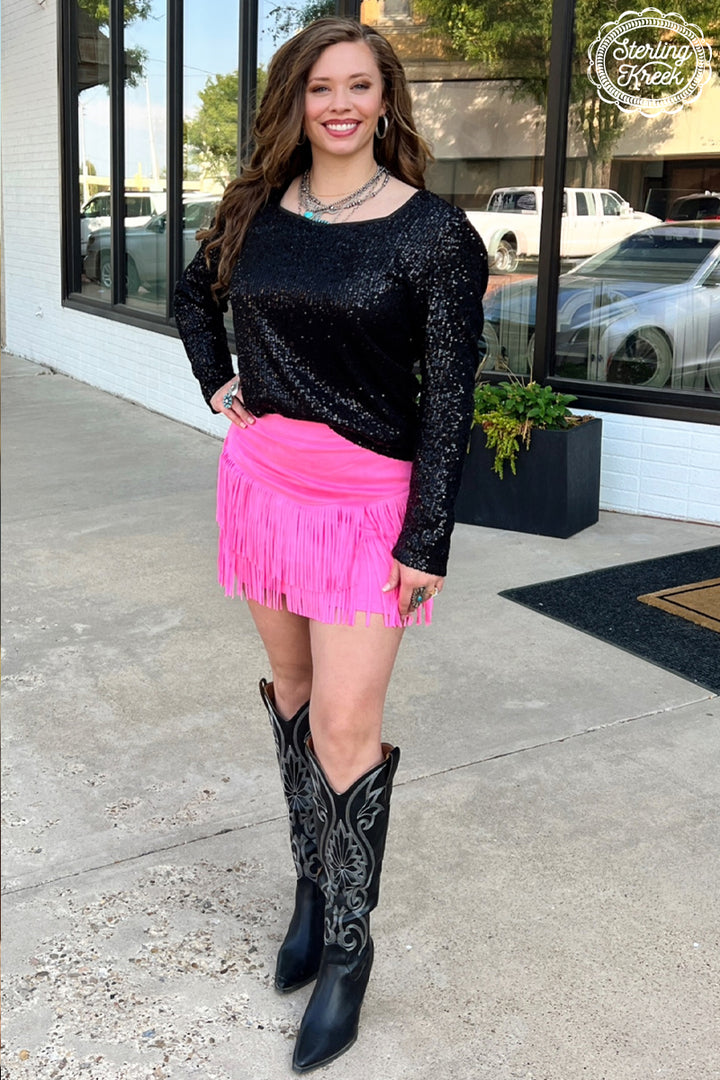 Fort Worth Fringe Skirt