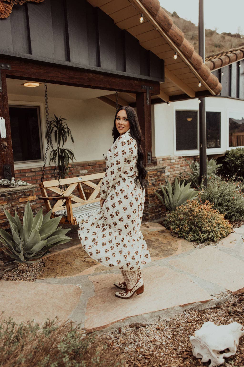 Vintage Floral Dress