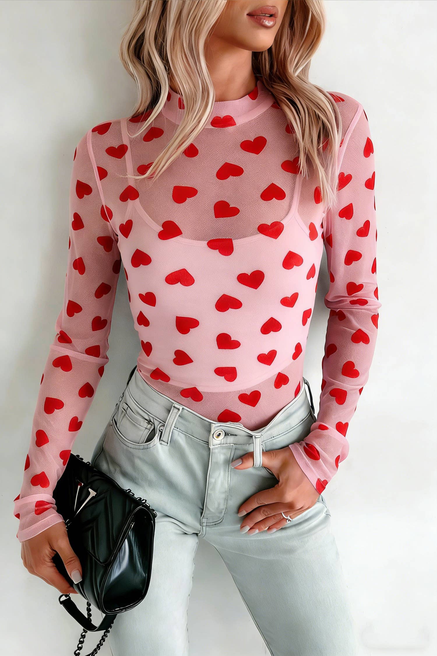 Sheer Mesh Long Sleeve