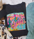 Yeehaw Cowgirl Oversized Graphic Tshirt