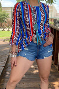 Cow Printed Serape
