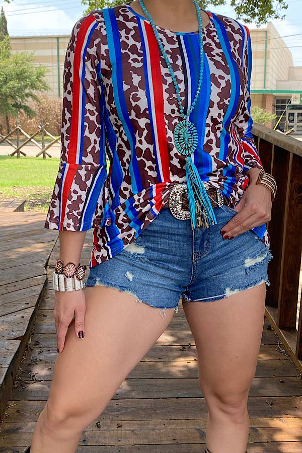 Cow Printed Serape