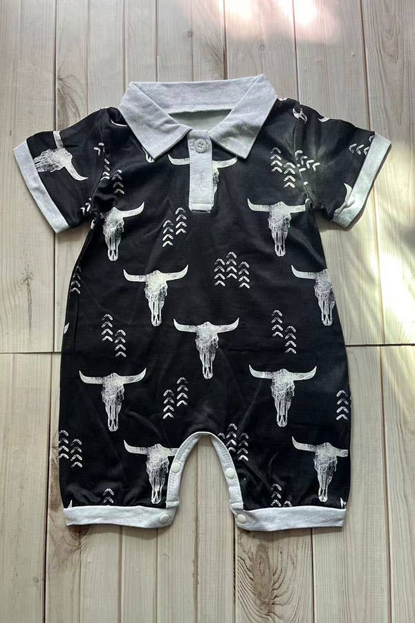 Bull Skull Romper