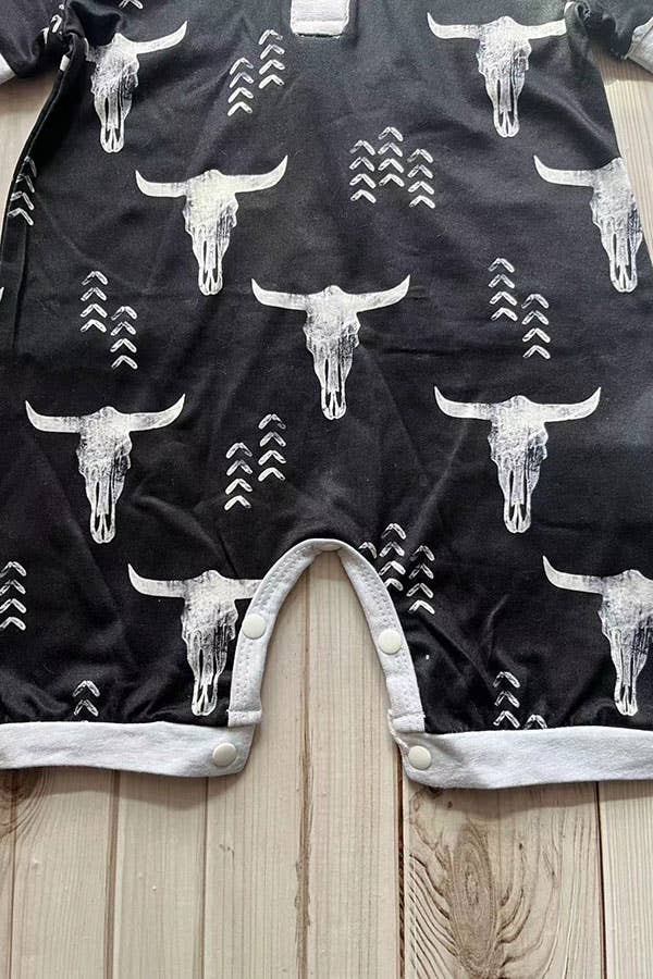 Bull Skull Romper