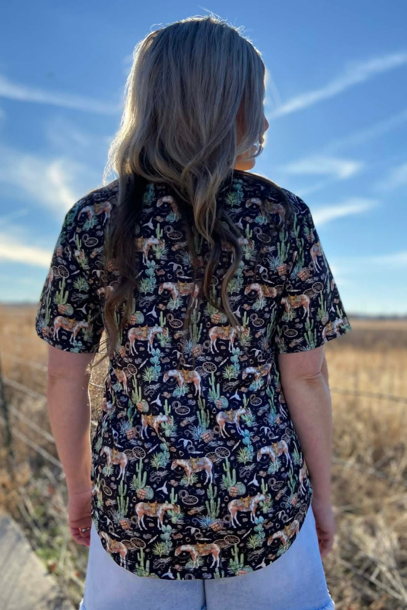 Cactus Run Top