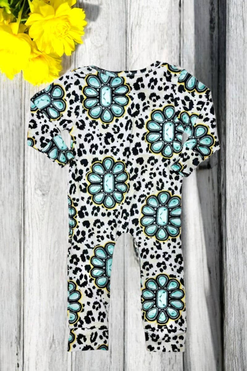 Leopard & Jewel Baby Romper