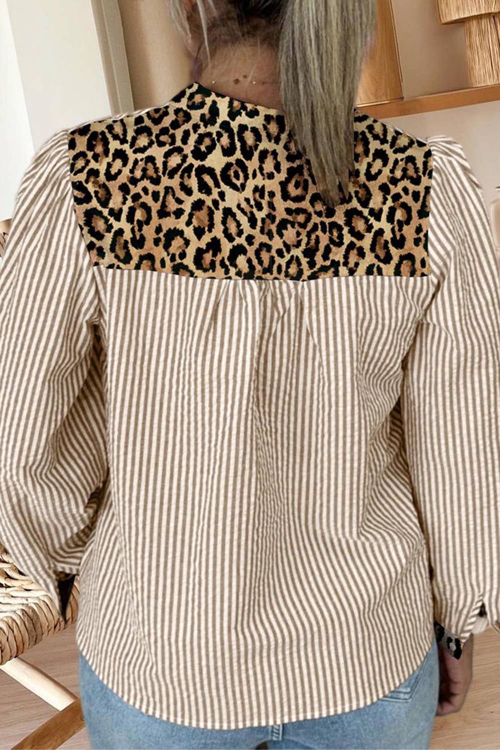 Leopard Patchwork Long Sleeve