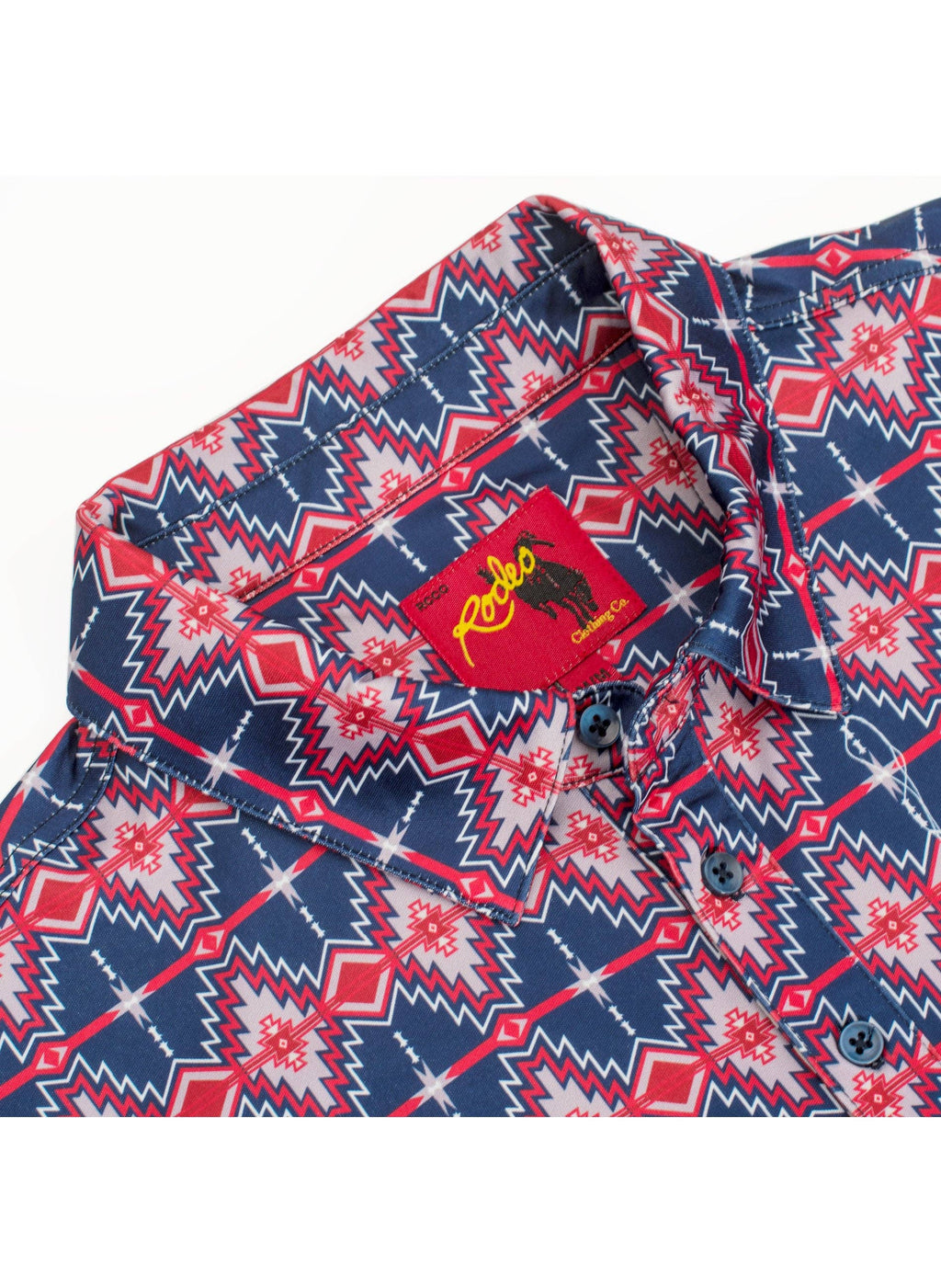 Men's Short Sleeve Modal Printed Polo Shirt – Blue