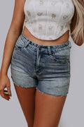Stud Denim Shorts