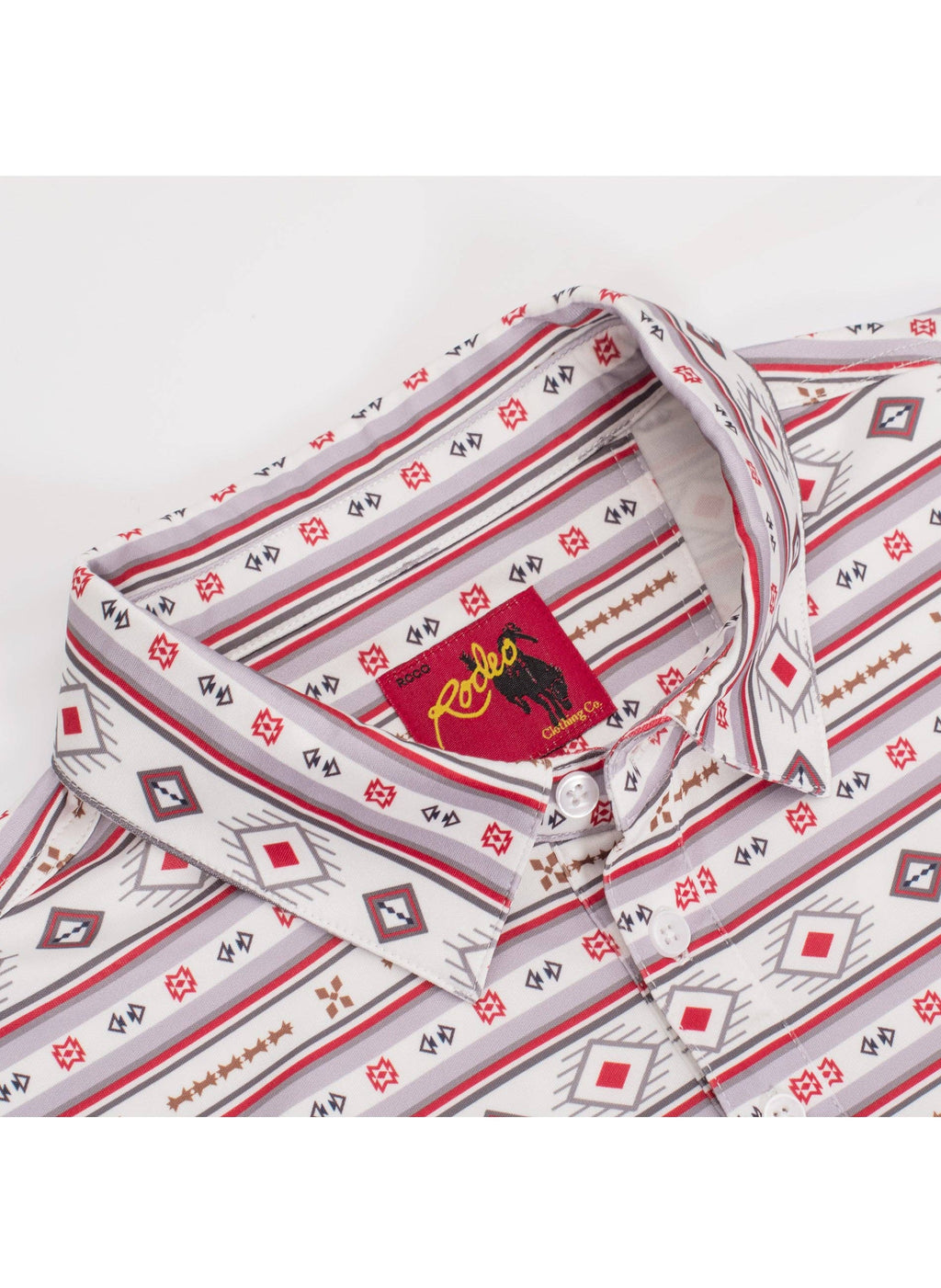 Men's Short Sleeve Modal Printed Polo Shirt - White