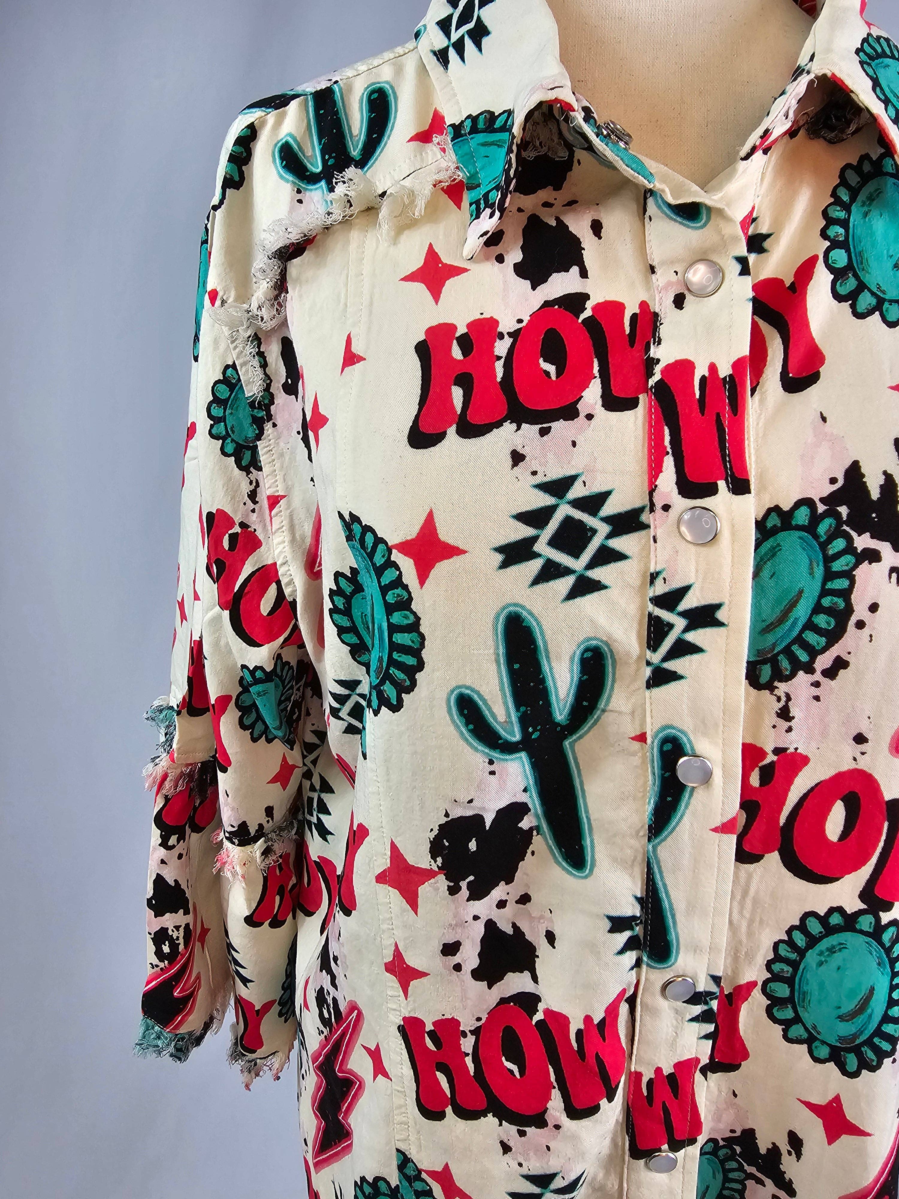 Howdy Button Up Tunic