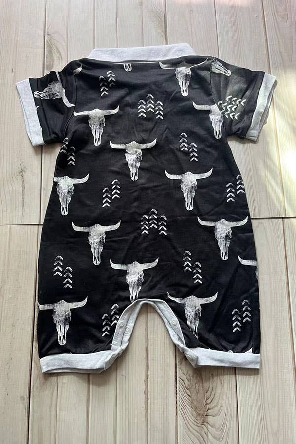 Bull Skull Romper