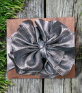 Metallic Big Tassel Printed Fashion Headband for Babies