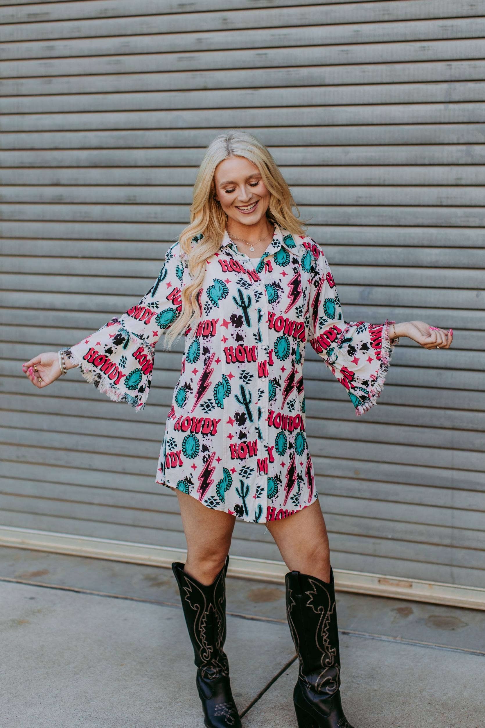 Howdy Button Up Tunic