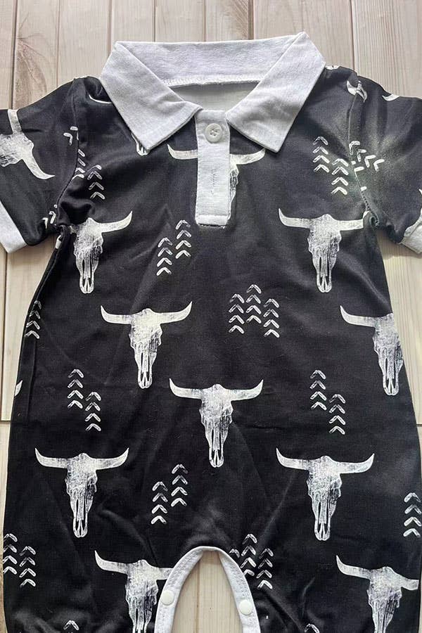 Bull Skull Romper