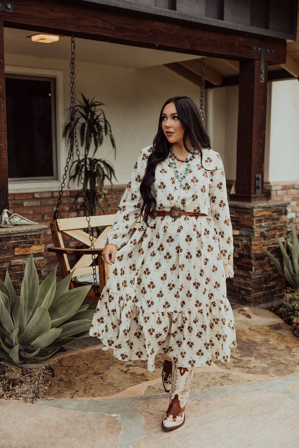 Vintage Floral Dress