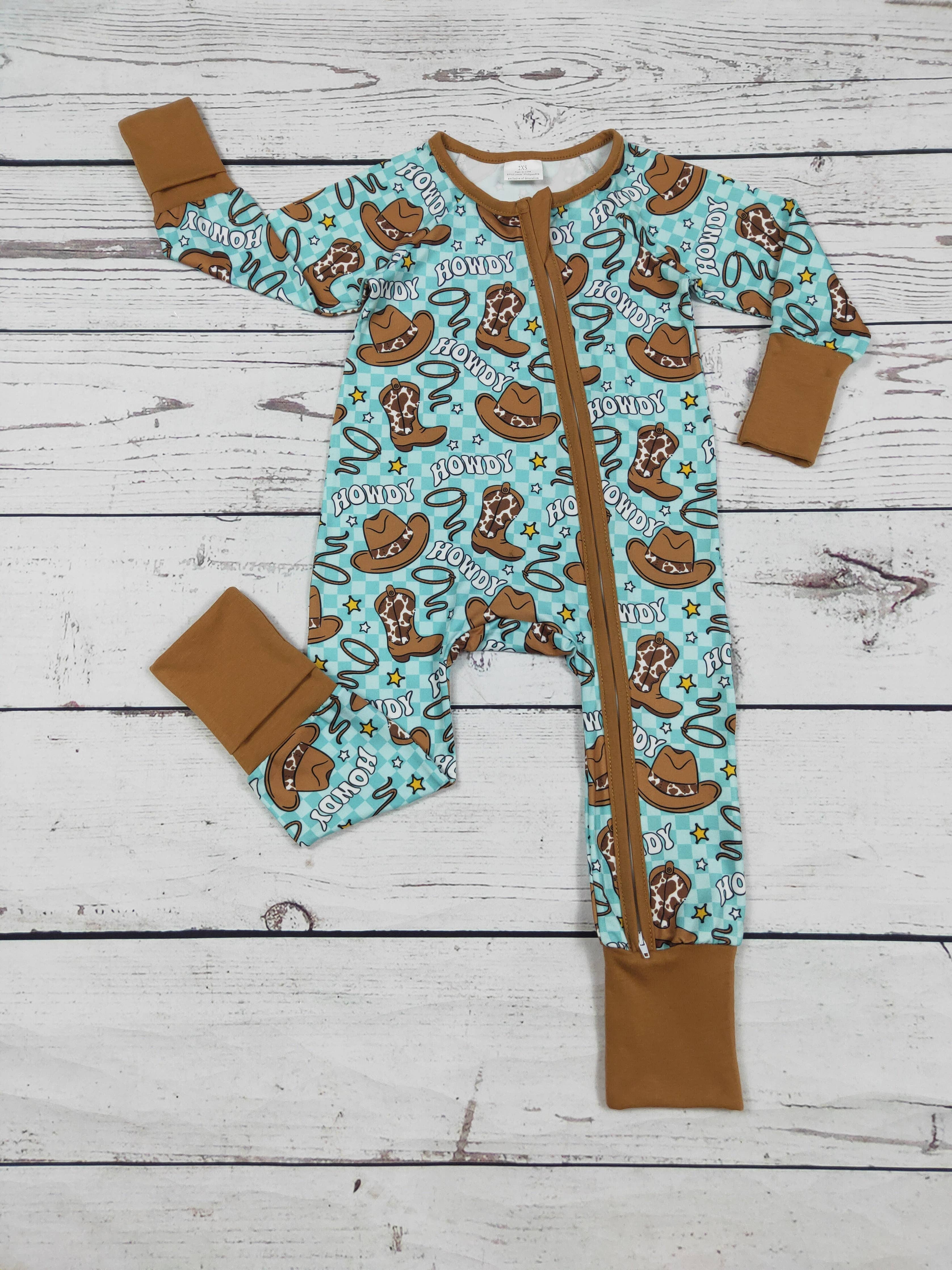 Baby Boys Western Printed Sleeper